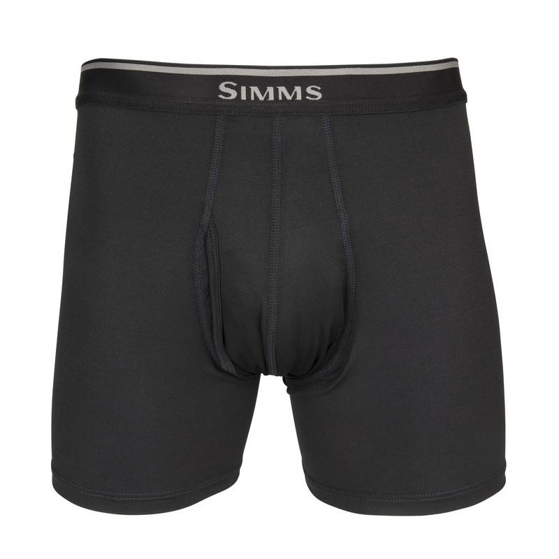 Simms Cooling Boxer Brief Carbon M-25718