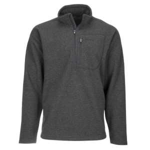 Simms Rivershed Quarter Zip Carbon L