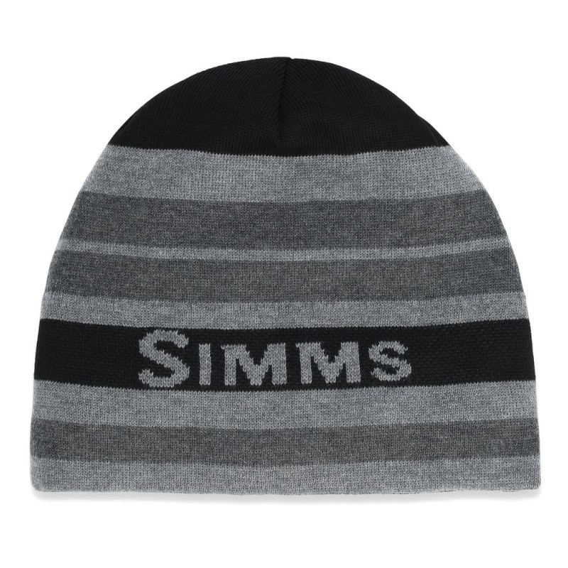Simms Everyday Beanie Carbon Stripe-46850