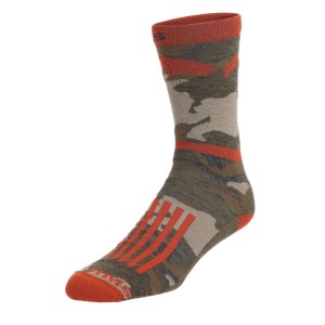 Simms Daily Socks Regiment Camo Olive Drab M