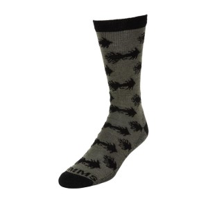 Simms Daily Socks Wooly Bugger Moss M