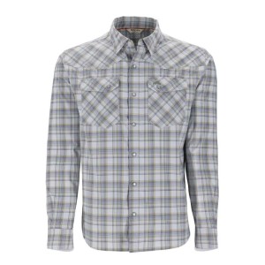 Simms Brackett Shirt Sterling Plaid XXL