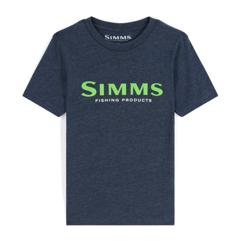 Simms Kid's Logo T-Shirt Harbor Blue M-44396