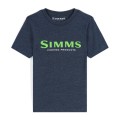 Simms Kid's Logo T-Shirt Harbor Blue L-44398