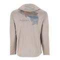 Simms Tech Hoody Artist Series Dolomite Trout S-62435
