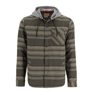 Simms Santee Flannel Hoody Hickory/Dolomite XL