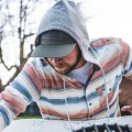 Simms Santee Flannel Hoody Multicolored Stripe XL-39029