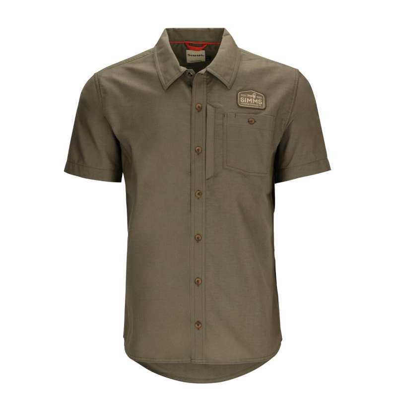 Simms Shop Shirt Dark Stone L-64559