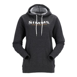 Simms Women's Logo Hoody Charcoal Heather XXL