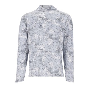 Simms Solarflex Hoody Back Eddy White XL