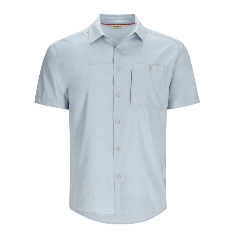 Simms Challenger SS Shirt Steel Blue M-56665