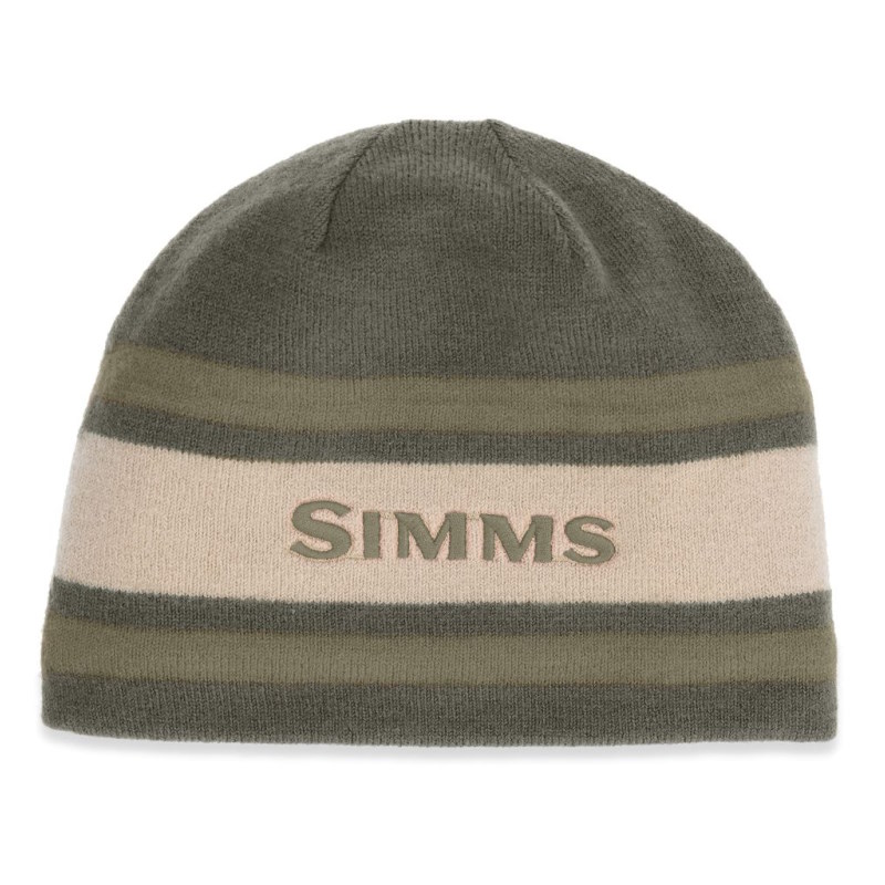 Simms Hayward Wool Beanie Dark Olive-46863