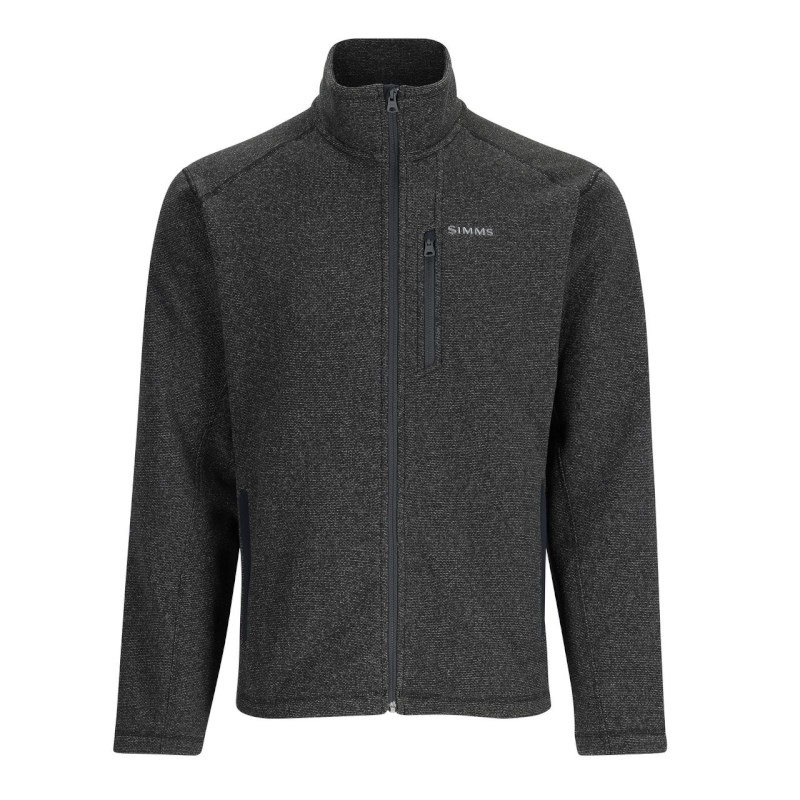 Simms Rivershed Full Zip Black Heather L-63373