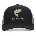 Simms Double Haul Trucker Stone Black-55543