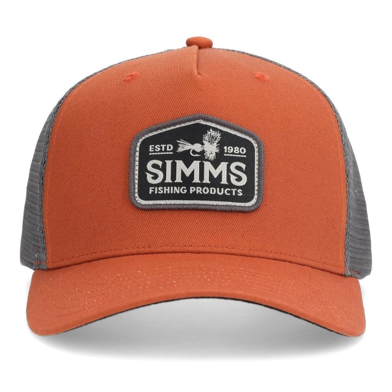 Simms Double Haul Trucker Simms Orange-49061