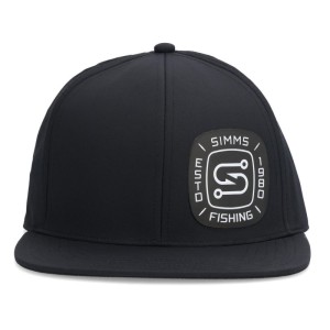 Simms Flatbill Cap Black
