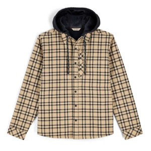 Simms Coldweather Hooded Shacket Wakemup Cork S