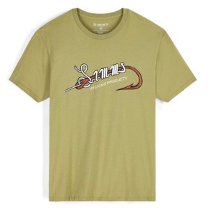 Simms Hook & Loop T-Shirt Tent Green XXL