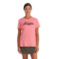 Simms Wms Crew Logo T-Shirt Watermelon Heather L-63678