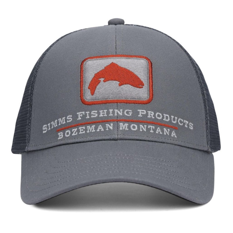 Simms Single Haul Small Fit Trucker Gunmetal-55546