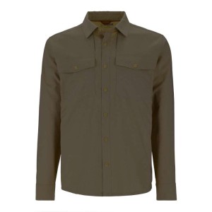 Simms No-See-Um Bugstopper Shirt Loden Heather L