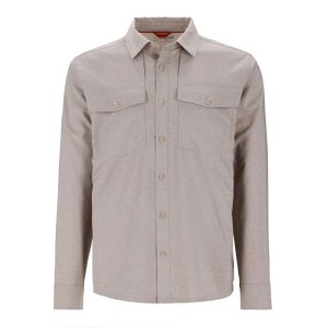 Simms No-See-Um Bugstopper Shirt Dolomite Hthr S 
