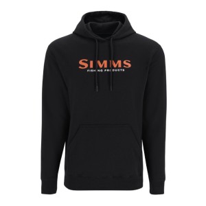 Simms Logo Hoody Black L