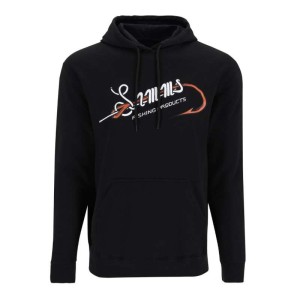 Simms Hook and Loop Hoody Black XS