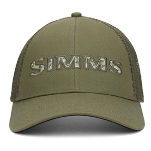 Simms Single Haul Trucker Back Eddy Camo Loden