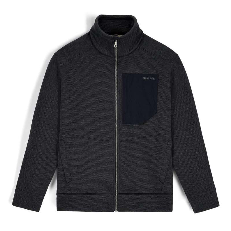 Simms Harbor Fleece Black Heather XXL-61577