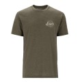 Simms Circle Lockup T-Shirt Military Heather M-63823