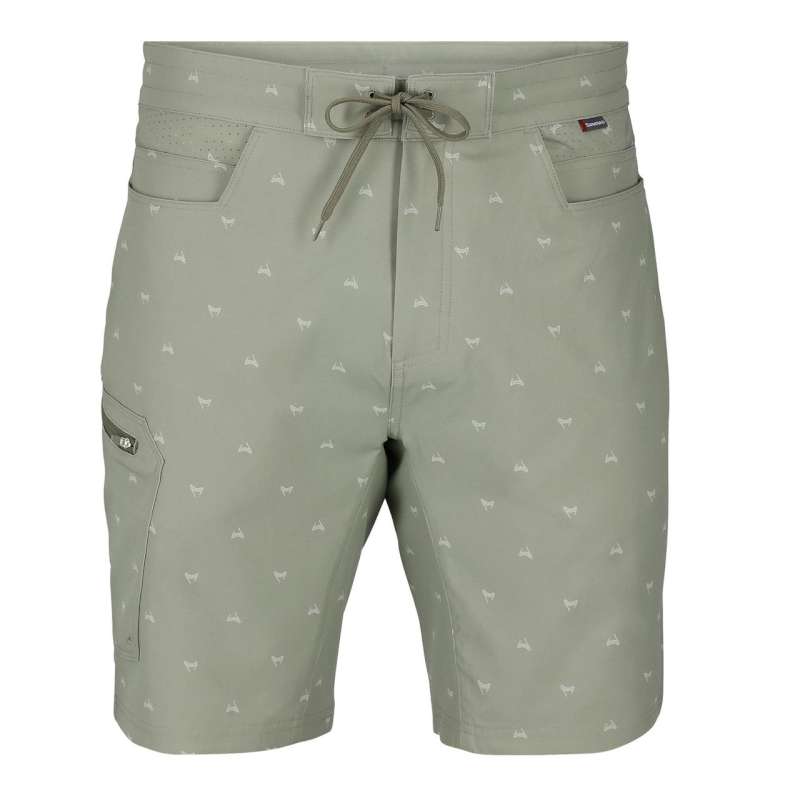 Simms Seamount Board Short Fishtail Pale Pine 40W-62355