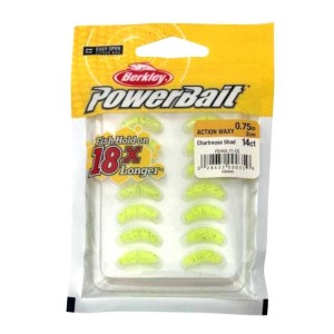 Berkley PowerBait Action Waxy Chartreuse Shad 14sz