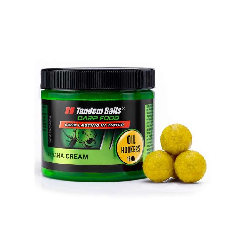 Tandem Baits Oil Hookers Bananowy Krem 18mm-72090
