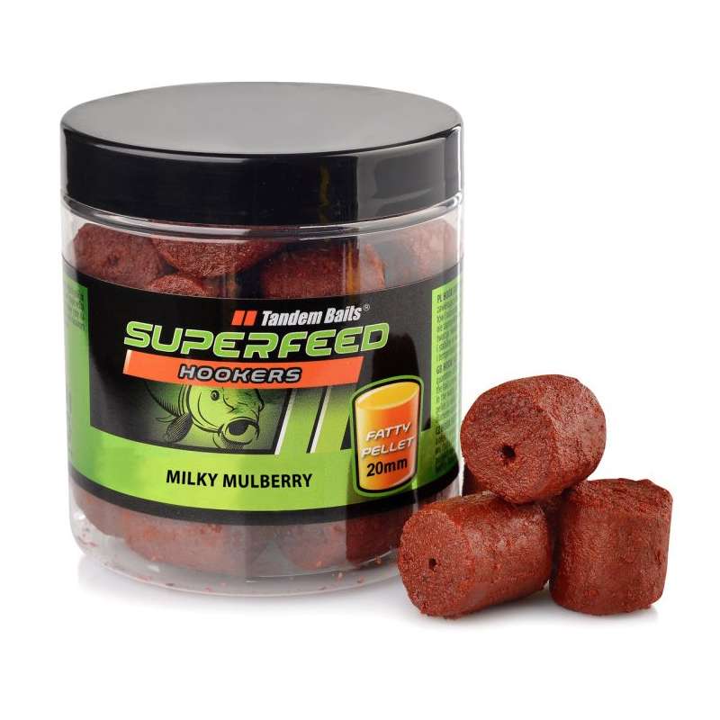 Tandem Baits Fatty Pellet Milky Mulberry 20mm-72091