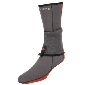 Simms Neoprene Flyweight Sock Pewter L