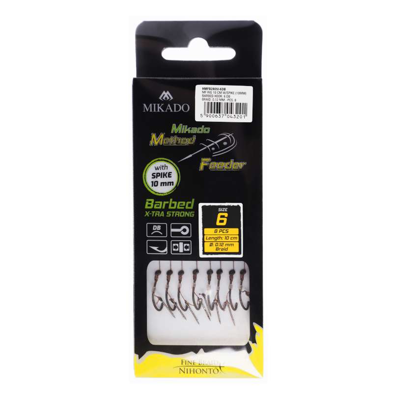 Mikado Przypony MF 10cm igła plec. 0.12 zadzior 10-72453