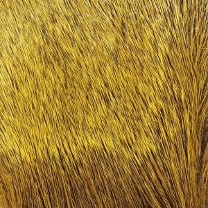Hareline Dyed Deer Body Hair Golden Brown #157