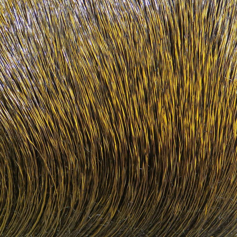 Hareline Dyed Deer Body Hair Dark Brown #87-23683