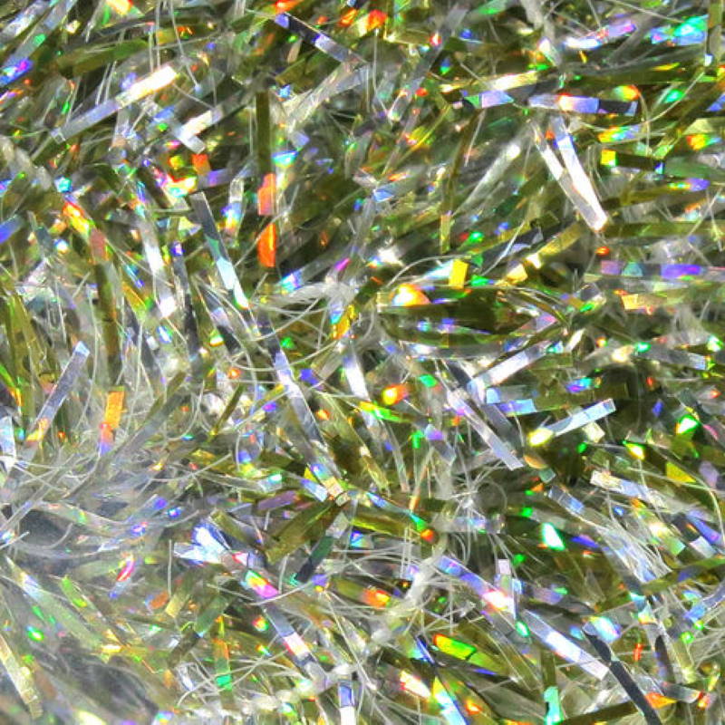 Hareline Holographic Cactus Chenille #344 Slvr/Gld-24317