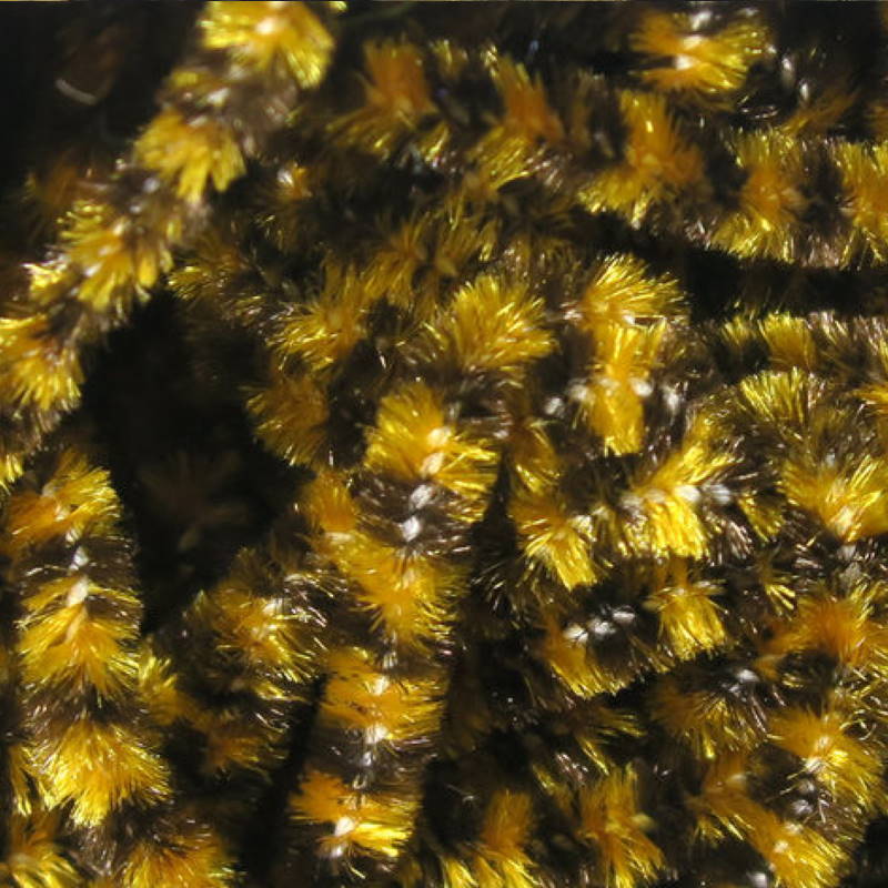 Hareline Stonefly Chenille #10 Seal Brown Ginger-23718