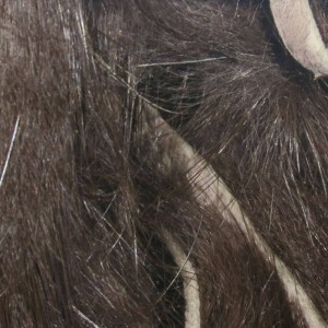 Hareline Micro Rabbit Strips #87 Dark Brown