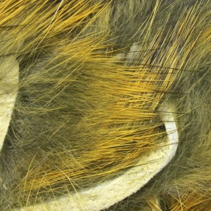 Hareline Micro Rabbit Strips #154 Gold Variant