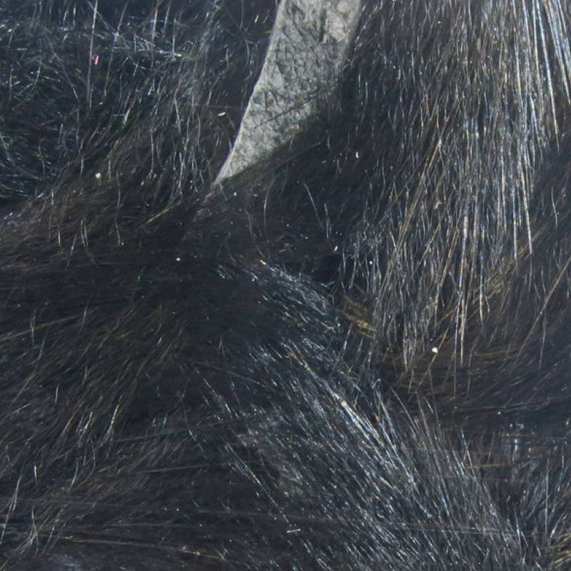 Hareline Micro Rabbit Strips #11 Black-24041