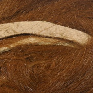 Hareline Micro Rabbit Strips #40 Brown