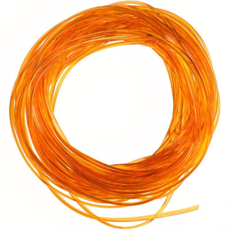 Hareline Vinyl Rib Medium #2 Amber-24359