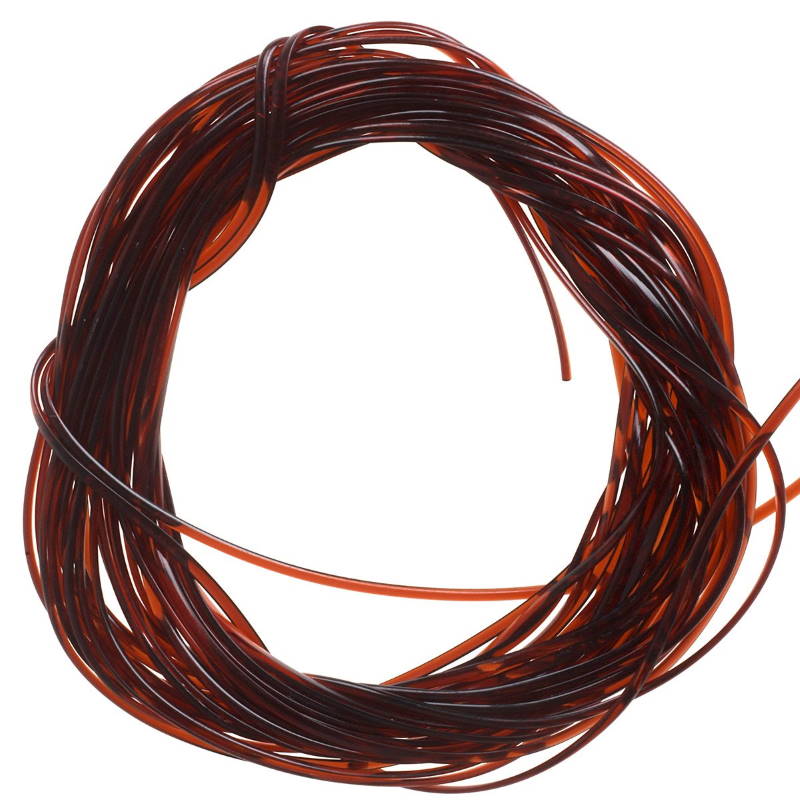 Hareline Vinyl Rib Medium #40 Brown-24368