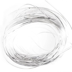 Hareline Vinyl Rib Medium #65 Clear