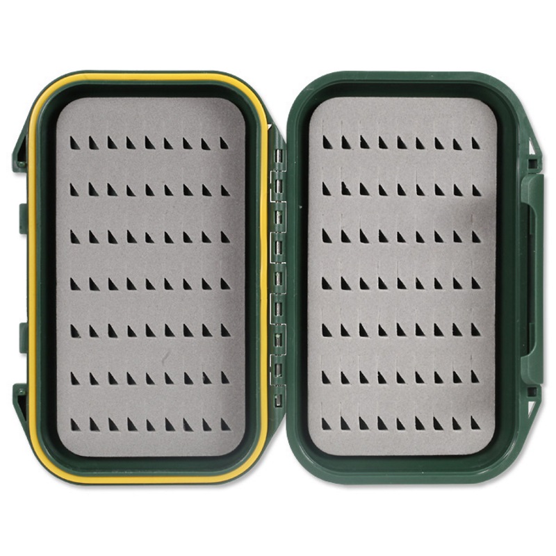 Taimen ABS Waterproof Pocket Fly Box Green EG-417