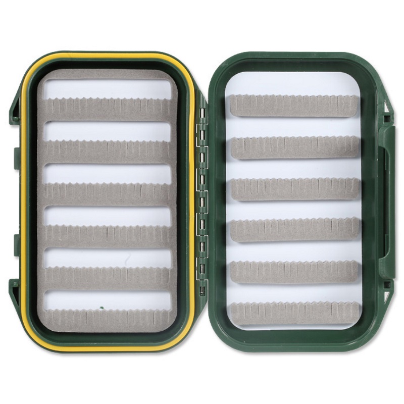 Taimen ABS Waterproof Pocket Fly Box Green SF-415
